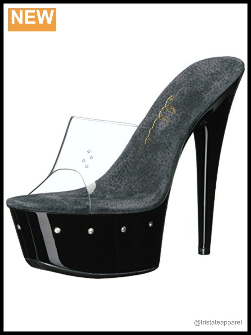 Platform Dress Sandal Rhinestone Glitter Ankle Strap Open Toe High Heel